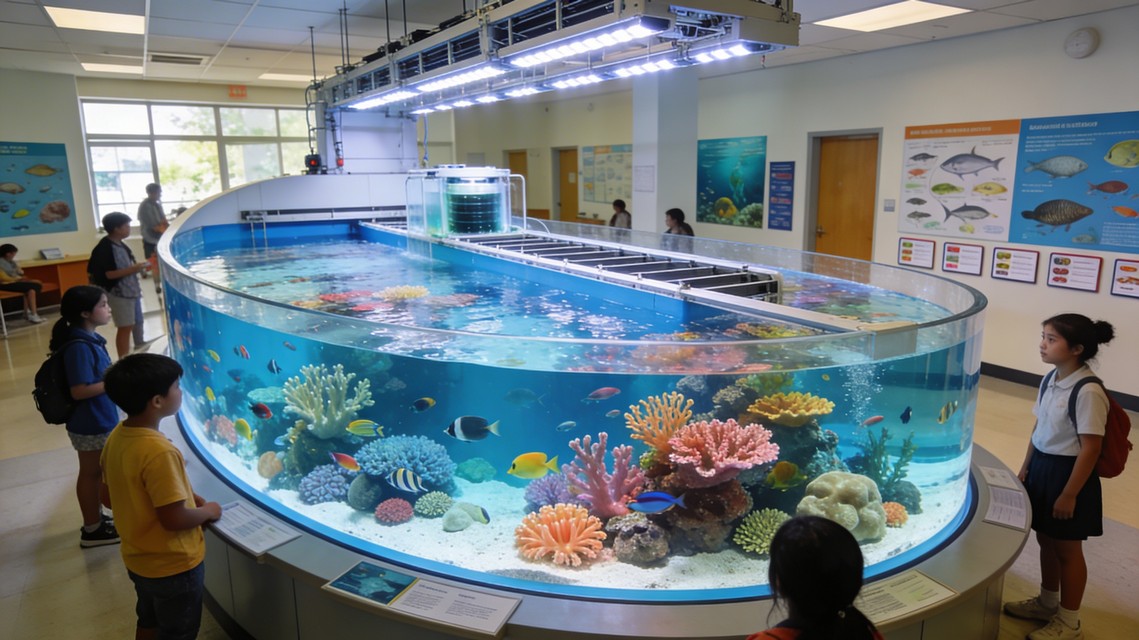 公共水族工程 - 公共水族展覽缸